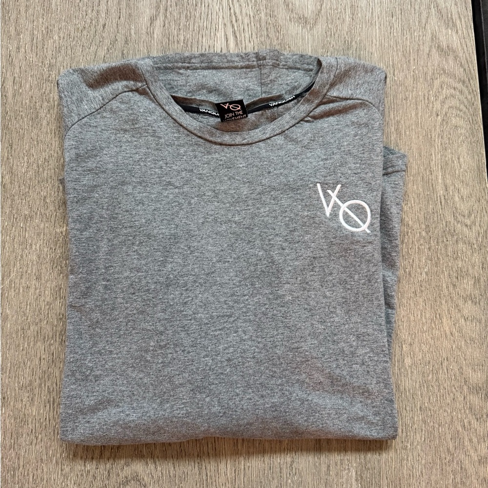 VQ Gray Long Sleeve Men's Tee